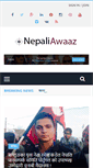 Mobile Screenshot of nepaliawaaz.com